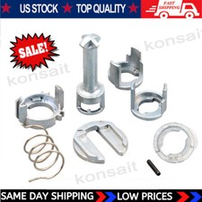 For BMW X5 E46 X3 LHD Left Driver Door Lock Repair Kit Cylinder Barrel picture
