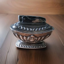 Vintage Beautifull Ronson Silver Plated GEORGIAN Table Top Lighter picture
