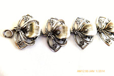 RARE VTG MAURICE of HOLLYWOOD ORNATE SILVER BRACELET picture