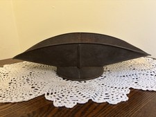 Antique Primitive General Store Mercantile Tin Metal Tray Pan Scale picture