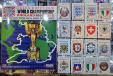 Jules Rimet World Cup England 1966 Complete Set Reprint. Pelé, Bobby Charlton. picture