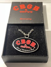 Vintage CBGB & OMFUG Logo Pendant Necklace – Home of Underground Rock NYC  picture