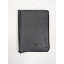 Vintage Leed's WestLaw Leather Zip Portfolio 13x10