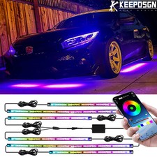For Honda Civic Accord 6PCS RGB LED Underglow LED Kit Lights Dream Color Chasing picture