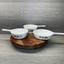 VTG Corning Ware Spice of Life, 3 Piece Set, P-81-B, P-82-B, P-83-B (1969-72) picture