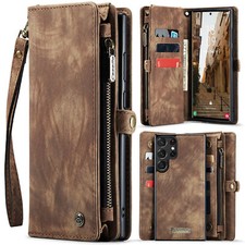 Detachable Card Wallet Leather Case For Samsung Galaxy S26 S25 S24 S23 S22 S21 picture