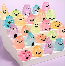 36Pcs Halloween Glow in Dark Tiny Mini Resin Figures picture