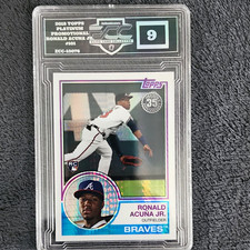 Topps 2018 Silver Pack 1983 Chrome Ronald Acuña Jr. #101 RC Braves picture