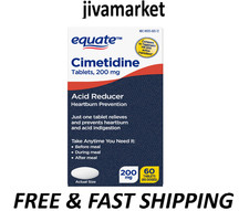 Equate Cimetidine 200mg Tablets Acid Reducer 60 Ct picture