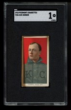 1910 T206 Gus Dorner - 350 Piedmont Cigarettes -  SGC 1 - Kansas City Blues picture