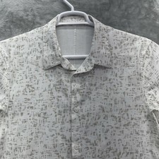 Lululemon shirt Men XL airing easy tech performance vented print AOP pattern picture