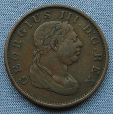 1813 1 Stiver Coin UK Britain Guyana Essequebo & Demarary Token George III picture