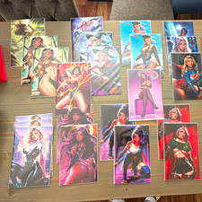 22 Naughty and nice comics. Psylocke, Rogue, Gwen, Harley, Etc.. picture