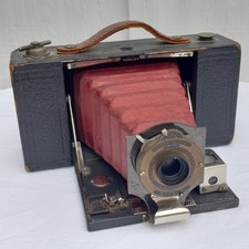 Antique 1909-1915 Kodak No 2 Folding Pocket Brownie Model B Camera 120 picture