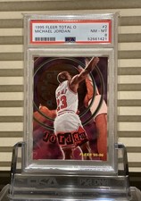 1995-96 Fleer - Total O Michael Jordan #2 PSA 8 NM-MT *LOW POP* picture