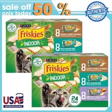 Purina Friskies indoor Wet Cat Food Variety Pack, 5.5 oz Cans (48 Pack) picture