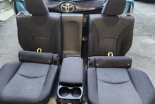 2017 2018 2019 Toyota Prius Prime Full Black Cloth Seats. note that it is black. picture