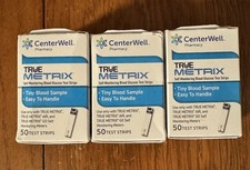 True Metrix Glucose Test Strips 3x 50 Strips Exp 04/30/2027 #2223 picture