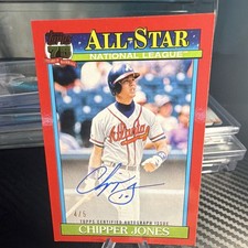 Chipper Jones /5 Red 2026 Topps Auto picture
