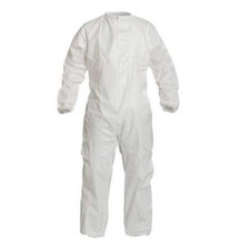 DuPont ProClean Microporous Coveralls Medium White 25-Pack Cleanroom NEW Sealed picture