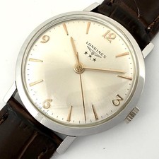 NO TARIFFS CLASSIC SWISS LONGINES REF 7854 MANUAL WIND STEEL 1967' GENTS WATCH picture