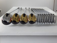 Vintage Walter Hagen Haig Ultra 1, 3, 4 & 5 Woods plus 2 - 9 Iron Golf Set picture