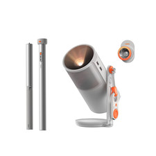 XGIMI MoGo 4 Portable Projector with PowerBase Stand Outdoor Bundle, Google TV picture