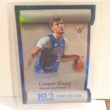 Topps Chrome 2025 Making the Nice List ML-1 Cooper Flagg Rookie Insert Mavericks picture