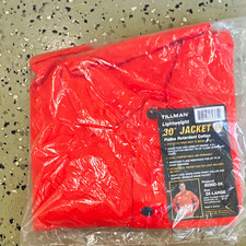 Tillman Flame Retardant Cotton Welding Jacket 30in Orange 2XL 6230D-2X picture