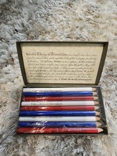 1970’s Time “The Weekly News Magazine” 9 Pencil  Collectors Box Set Complete New picture
