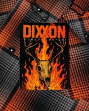DIXXON Flannel Co SAMHAIN Mens L Size Large Halloween Orange SOLD OUT Limited 🎃 picture