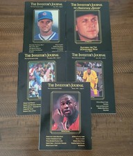1992 Investor's Journal Lot 5 Limited Edition Uncut Card Sheets JORDAN RARE HTF picture