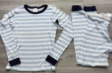 Hanna Andersson Size 14 (160) 2-Piece Long Sleeve Striped Pajamas Organic picture