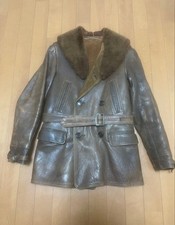 Rare 1930s–1940s Monarch Horsehide Car Coat 2608TK picture