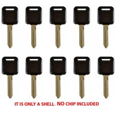 Key Shell Case Compatible with Nissan Uncut Blade Non Chip DA34 (10 Pack) picture