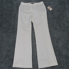 Ivanka Trump Pants Women 8 Off White Polyester Suit Separates  Wide Leg Boot Cut picture