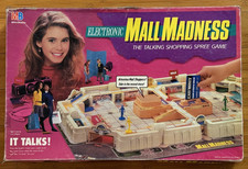 Vintage 1989 ELECTRONIC MALL MADNESS Board Game Milton Bradley COMPLETE Working picture