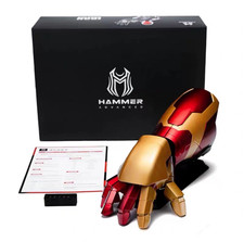 1:1 Iron Man MK42 Gauntlet Arm Wearable Cosplay Armor Voice/Remote Control Gift picture