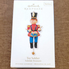 Hallmark Keepsake Yuletide Treasures Toy Soldier Dated Ornament 2010 picture