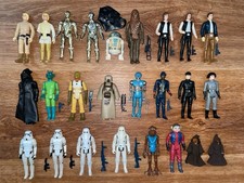 25 Vintage Kenner Star Wars Action Figure Lot 1977-1980s & Weapons Accessories picture
