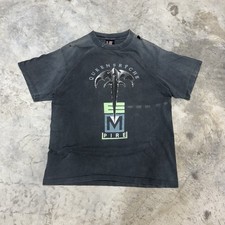 Vintage 90s 1991 Queensryche Building Empires Tour Band Tee Size Large Giant picture
