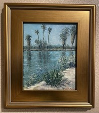 Levent Deparis California Impressionist Plein Air Oil Painting 8x10- Listed picture