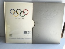 RARE VINTAGE 1968 MEXICO XIX OLYMPIC GAMES BOOK – FIRST EDITION picture