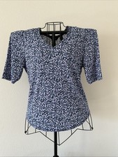 Lands End Pointelle V-Neck With Elbow Sleeves M picture