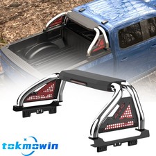 Chrome Sport Roll Bar Truck Bed For F-150 Silverado Sierra Ram 1500 Colorado picture