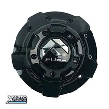 Fuel Off-Road Gloss Black Wheel Center Cap w/ Black Rivets 1003-81GBR picture
