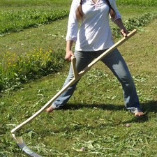 Scythe Kit for Manual Grass Weed Trimming, Adults Under 5 feet 10 inches Tall picture