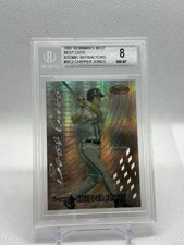 1997 Bowman's Best - Best Cuts Atomic Refractor Chipper Jones Braves #BC2 BGS 8 picture