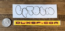 Vintage DLXSF San Francisco Sticker Skateboarding Real Spitfire Deluxe FTC picture