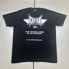 Vintage y2k Tapout Sports Nutrition Graphic T Shirt Men's Size XL MMA Grunge picture